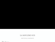 Tablet Screenshot of lamoulinesud.com